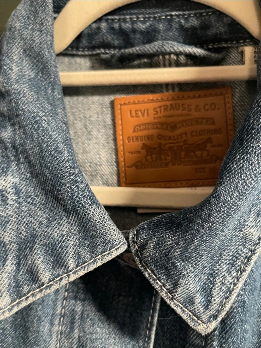 Levi's Denim Chore Jacket with Patch Pockets